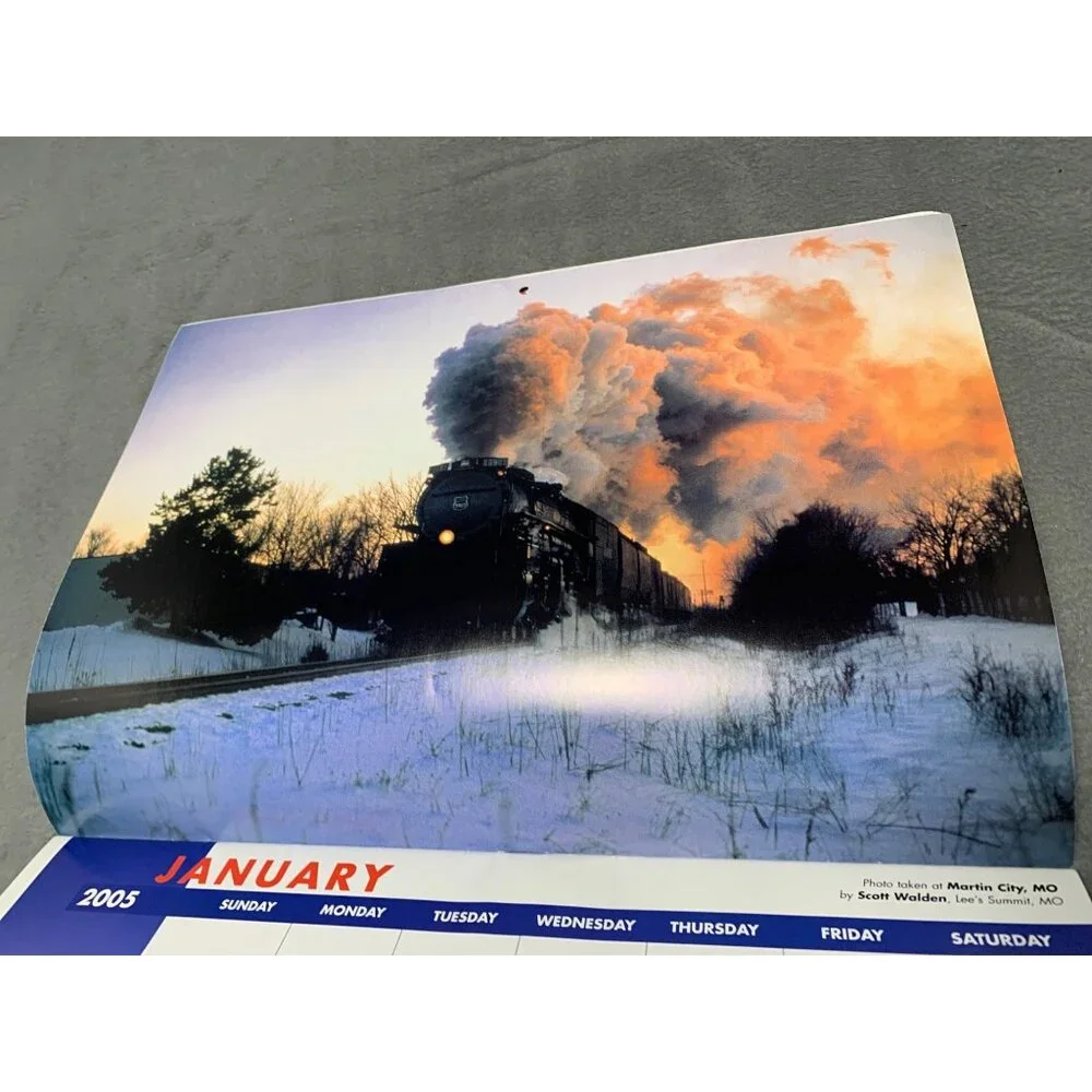 Union Pacific 2005 Calendar with Train Photography